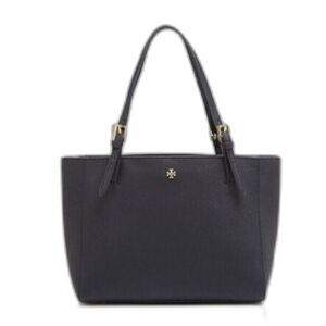 Tory Burch Black Saffiano Leather Double Handle Large Shoulder Bag Tote Bag